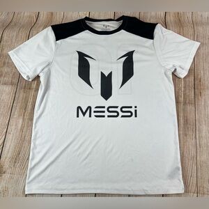 Mens Messi Colllection Soccer Jersey White Size Medium